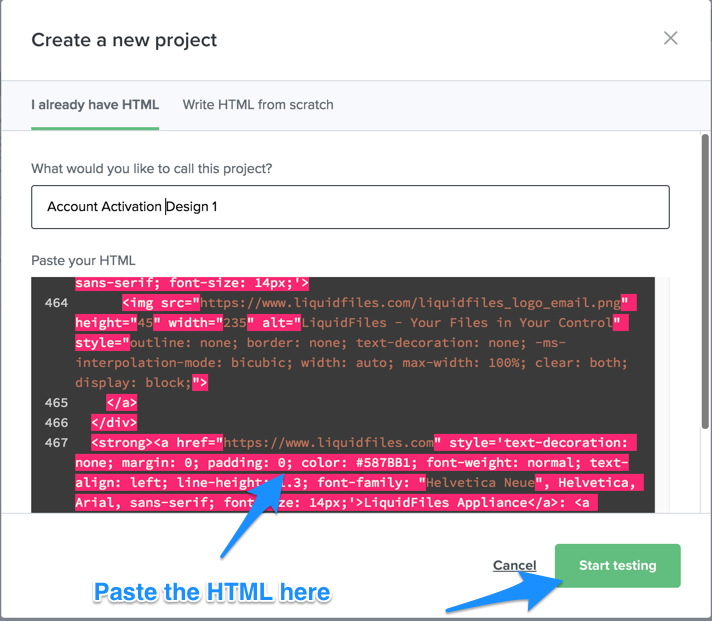 Litmus email testing step 3