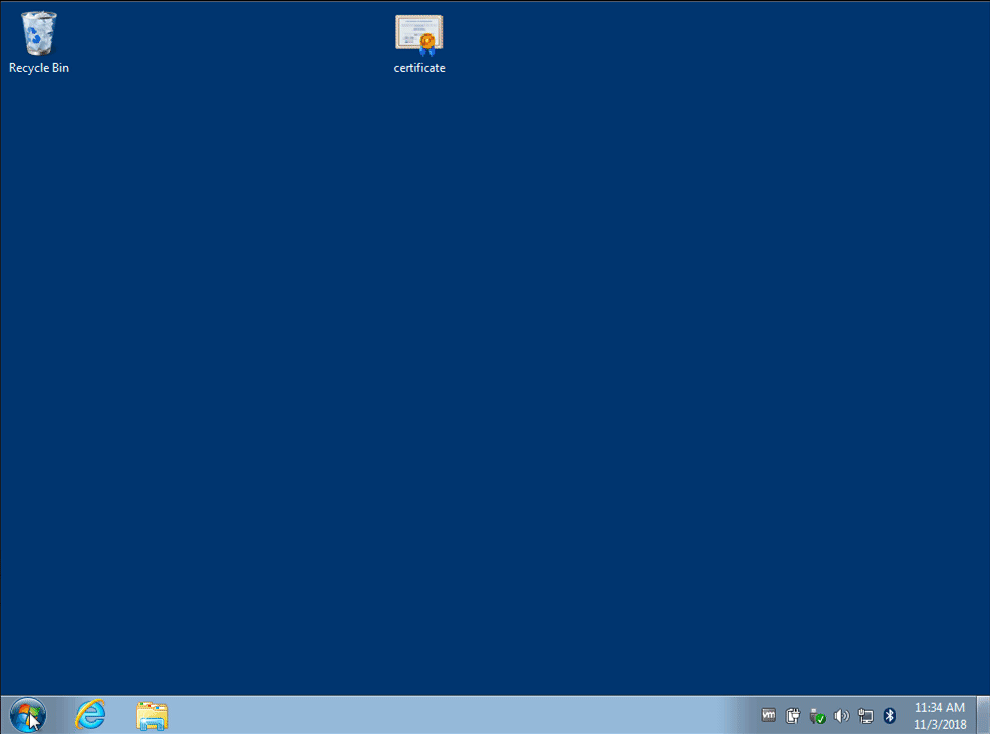 Copying certificate data in Windows Notepad