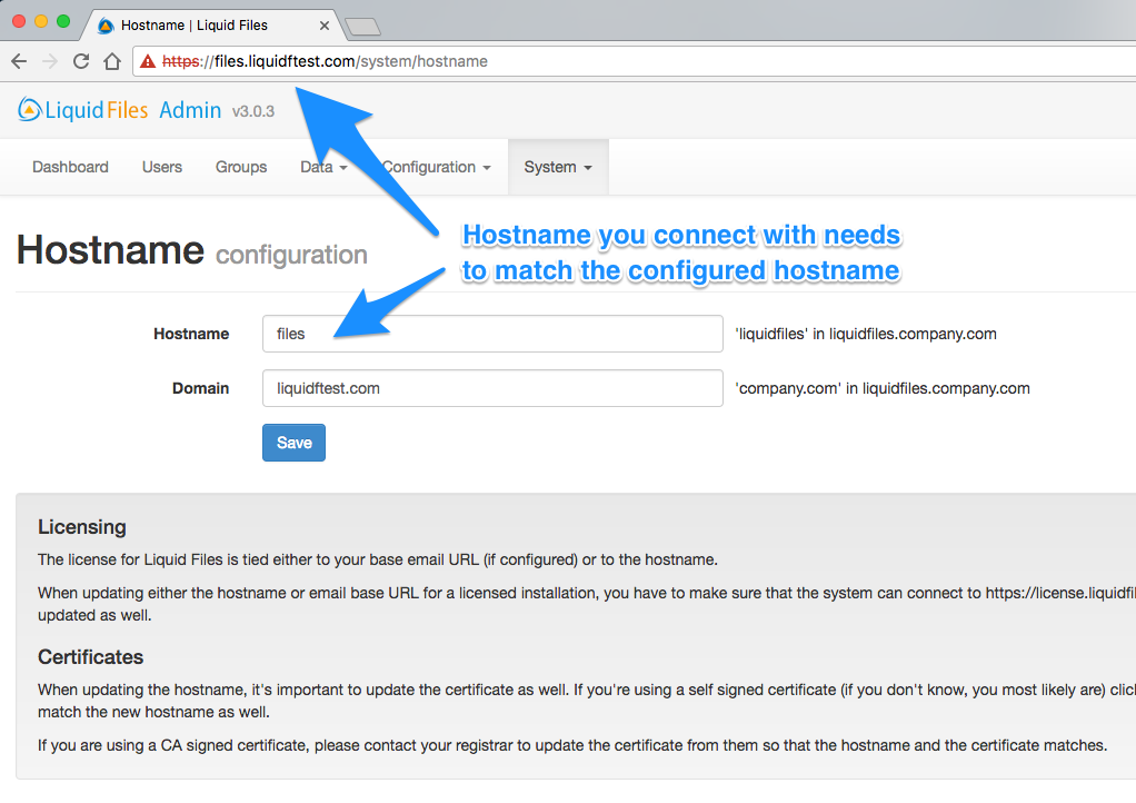 Browser certificate warning before Let's Encrypt