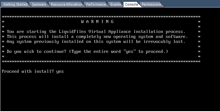 Disk erase warning confirmation