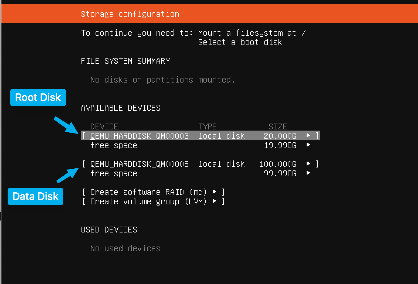 Physical Server / ISO Installation with a Custom Disk | LiquidFiles ...