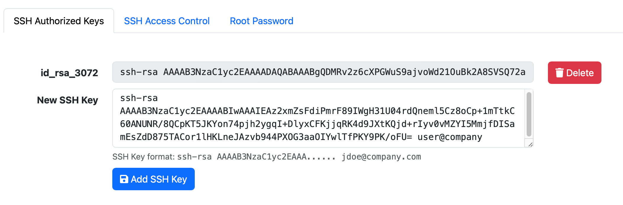 SSH Authorized Keys