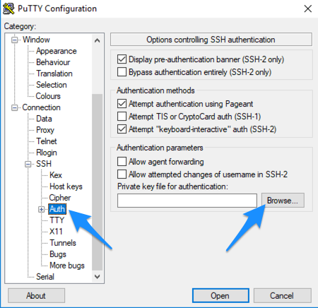 SSH Putty SSH Key Authentication
