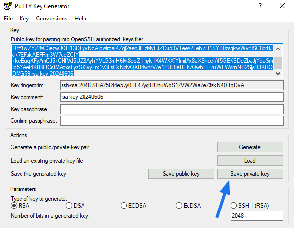 SSH Putty Key Generator