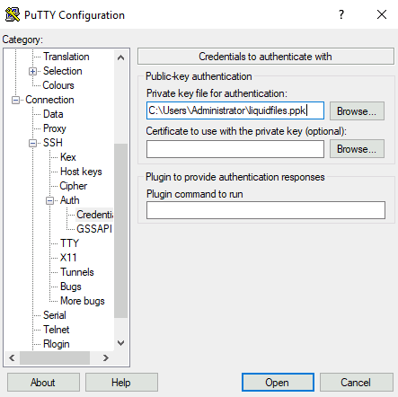 SSH Putty SSH Key Authentication